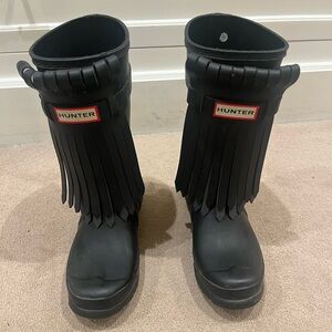 RARE Short Fringe Hunter Rain Boots